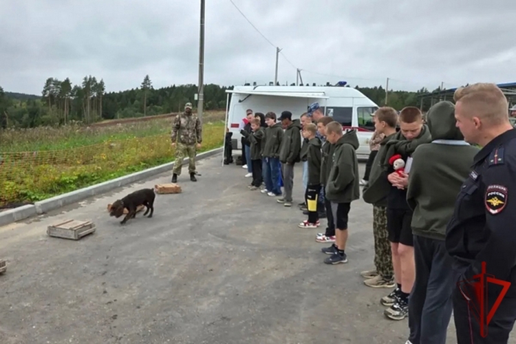 В Вологодской области сотрудники ОМОН «Вымпел» Росгвардии провели занятие для трудных подростков 
