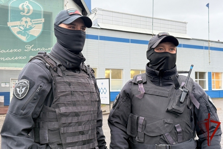 В Вологде сотрудники Росгвардии обеспечили безопасность футбольного матча