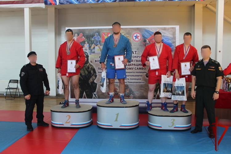 В Вологде определились победители и призеры Чемпионатов Северо-Западного округа Росгвардии по спортивному и боевому самбо