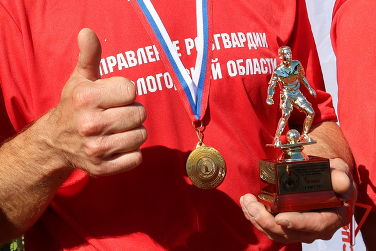 Вологодские росгвардейцы стали победителями чемпионата Северо-Западного округа Росгвардии по мини-футболу