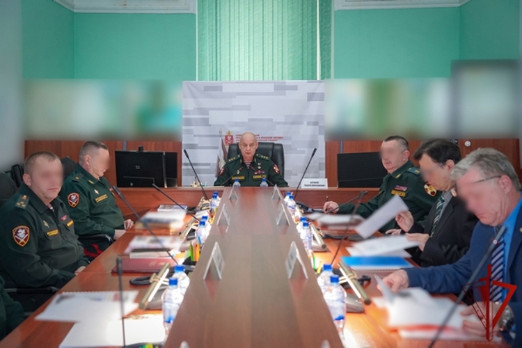 Начальник Управления Росгвардии по Вологодской области принял участие в заседании Военного совета Северо-Западного округа Росгвардии